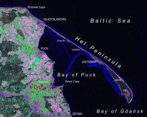 Puck - Zatoka Pucka - Mapa